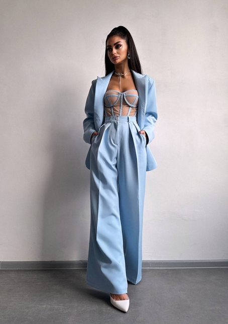 Костюм:  піджак на підкладці, штани+ корсет | PUSHKA SHOP