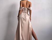 Атласний комплект: корсет бюстʼє + спідниця максі  | PUSHKA SHOP