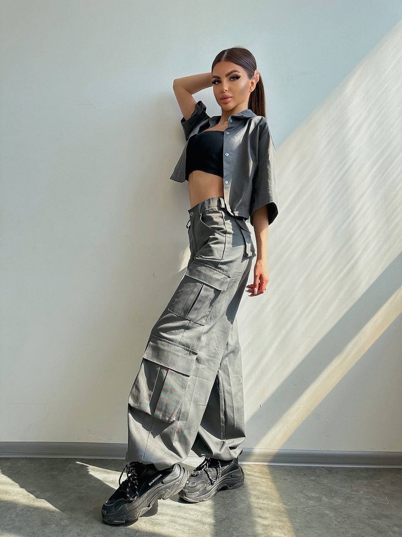 Комплект:  сорочка та штани карго Комплект:  сорочка та штани карго | PUSHKA SHOP