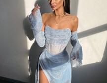 Комплект: корсет з рукавами + спідниця максі Комплект: корсет з рукавами + спідниця максі | PUSHKA SHOP