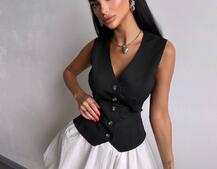 Комплект: жилет + спідниця Комплект: жилет + спідниця | PUSHKA SHOP