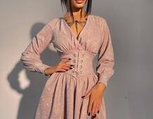 Блискуча сукня з корсетом Блискуча сукня з корсетом | PUSHKA SHOP