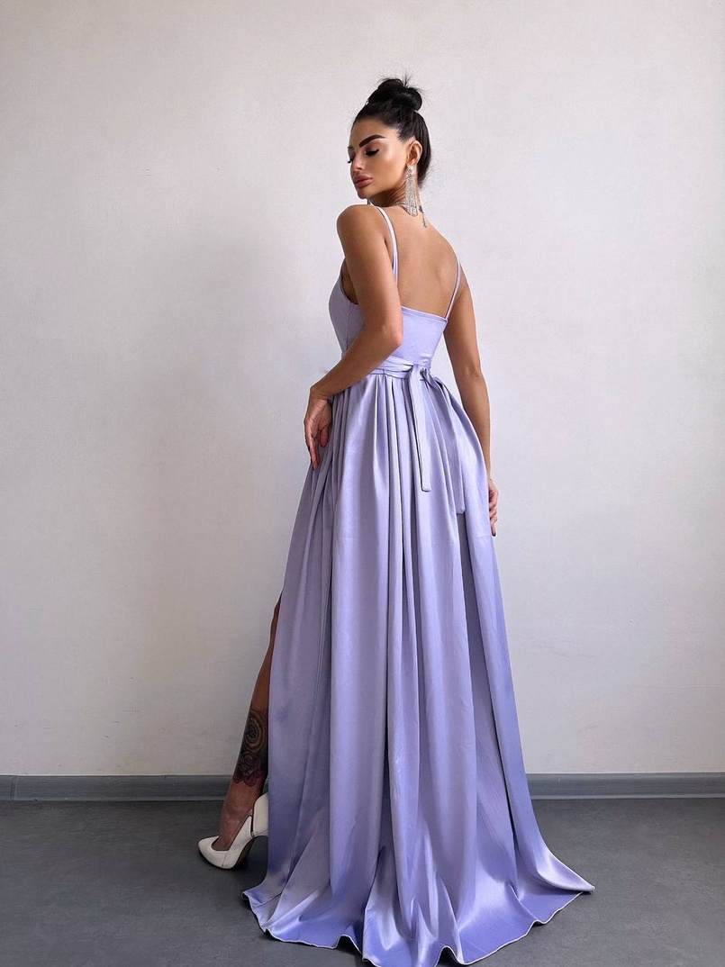 Атласна сукня максі  Атласна сукня максі  | PUSHKA SHOP