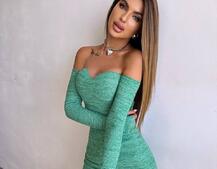 Трикотажна сукня міні з чашечками  Трикотажна сукня міні з чашечками  | PUSHKA SHOP