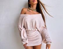 Трикотажна сукня міні  | PUSHKA SHOP