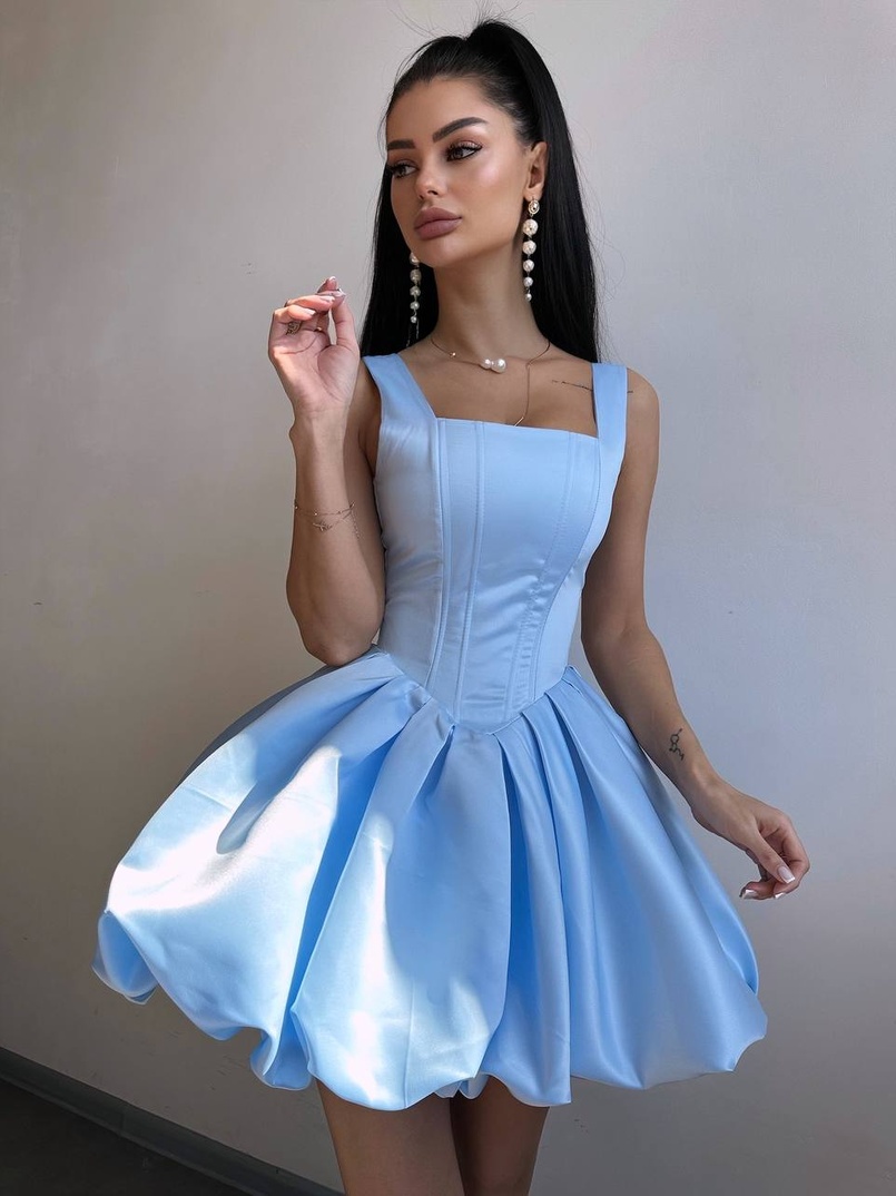 ✨ Ніжна сукня з акцентним корсетом і пишною спідницею-балон | PUSHKA SHOP