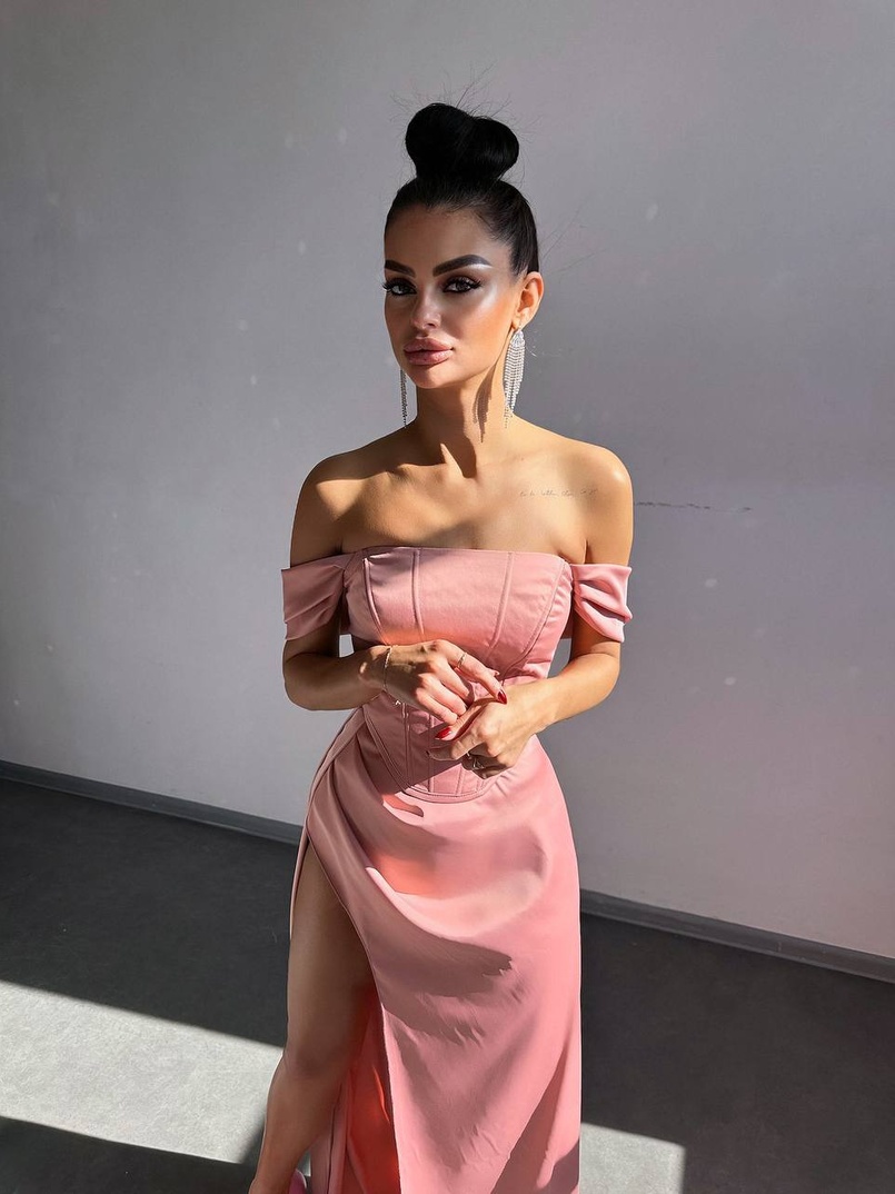 Комплект: корсет + спідниця максі з драпіруванням   | PUSHKA SHOP