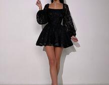 Мереживна сукня з корсетним верхом та пишною подвійною спідницею  Мереживна сукня з корсетним верхом та пишною подвійною спідницею  | PUSHKA SHOP