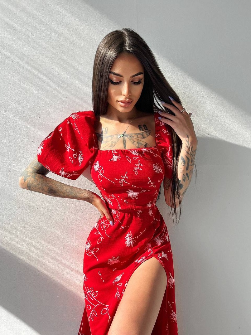 Платье миди со шнуровкой на спинке  Платье миди со шнуровкой на спинке  | PUSHKA SHOP