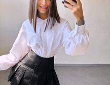 Комплект: спідниця з гетрами + сукня-сорочка  | PUSHKA SHOP