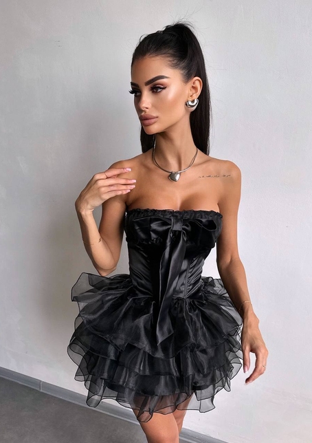 Комплект: корсет + пишна спідниця міні  Комплект: корсет + пишна спідниця міні  | PUSHKA SHOP