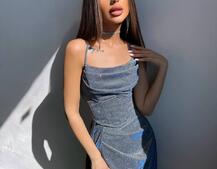 Сяючий комплект: корсет + спідниця максі | PUSHKA SHOP