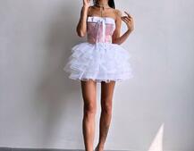 Комплект: корсет + пишна спідниця міні  Комплект: корсет + пишна спідниця міні  | PUSHKA SHOP