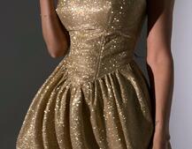 Сяюча корсетна сукня міні Сяюча корсетна сукня міні | PUSHKA SHOP