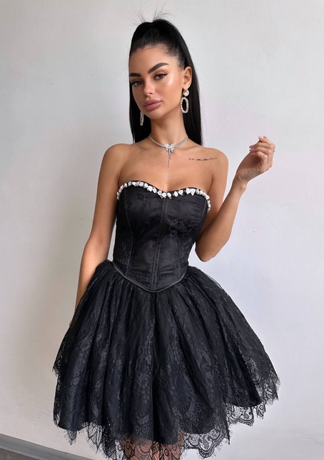 Романтичний комплект із корсета та мереживної спідниці ✨ | PUSHKA SHOP