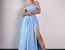 Сукня максі з відкритими плечима  | PUSHKA SHOP