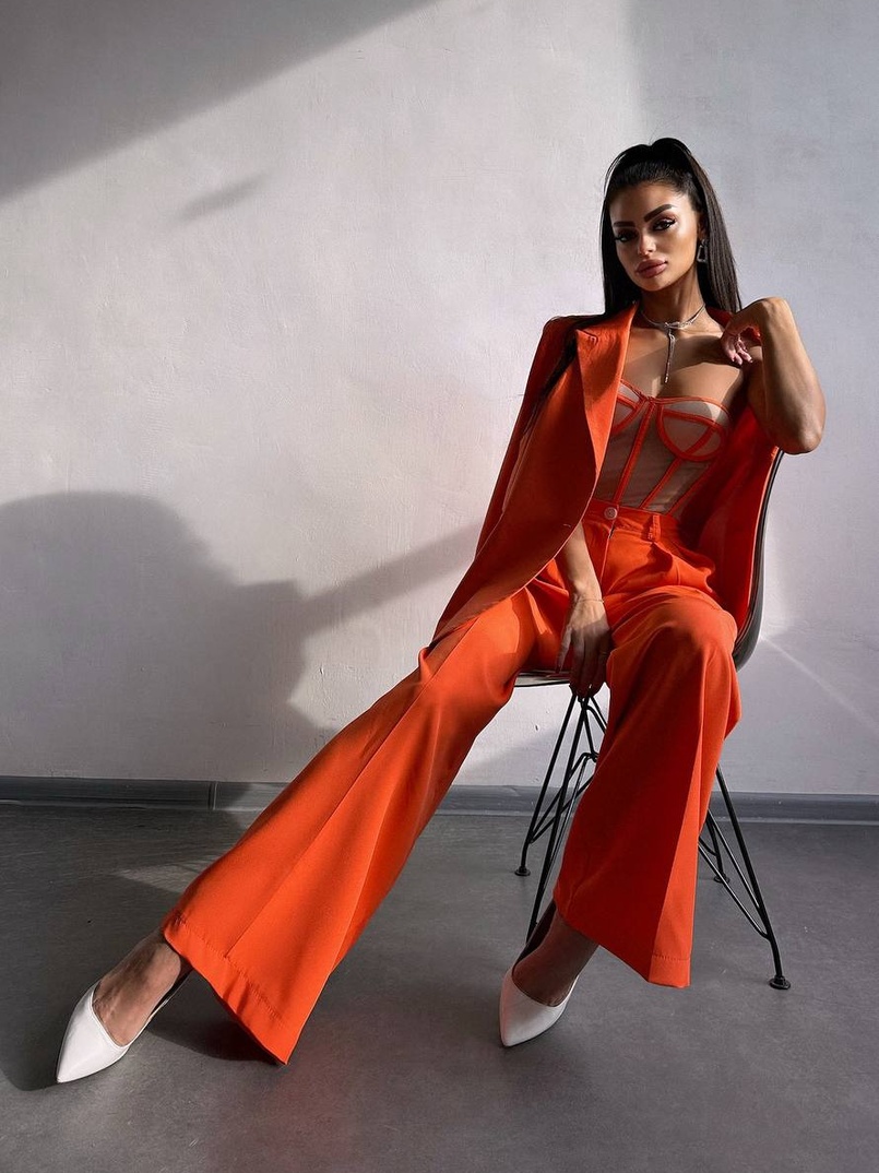 Костюм:  піджак на підкладці, штани+ корсет Костюм:  піджак на підкладці, штани+ корсет | PUSHKA SHOP