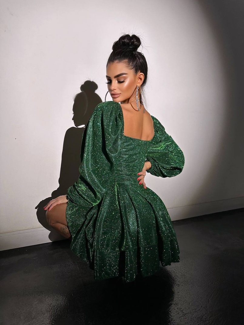 Сяюча корсетна сукня бюстьє з подвійною спідницею Сяюча корсетна сукня бюстьє з подвійною спідницею | PUSHKA SHOP