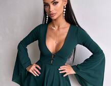 Ромпер з розкльошеними рукавами  Ромпер з розкльошеними рукавами  | PUSHKA SHOP