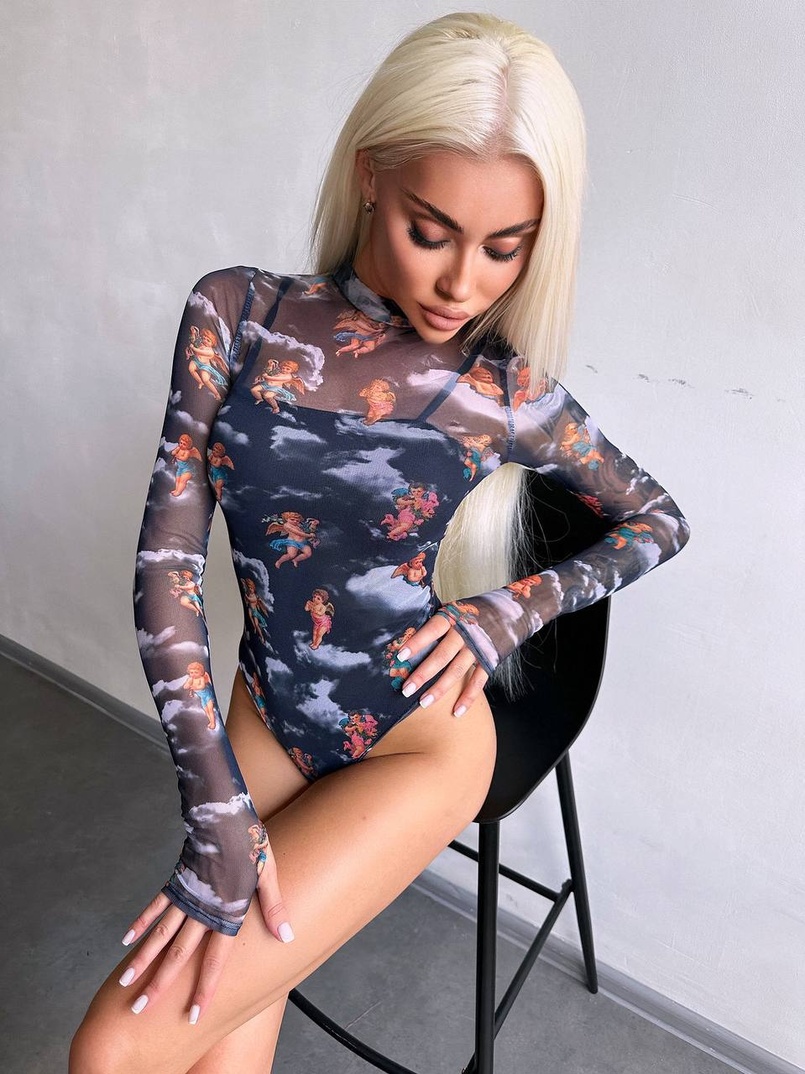 Боді з принтом   Боді з принтом   | PUSHKA SHOP