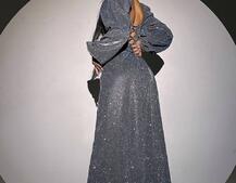 Сяючий комплект: корсет  + спідниця  максі з драпіруванням | PUSHKA SHOP