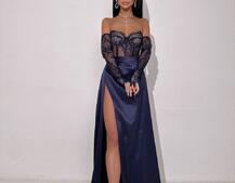 Комплект: мереживний корсет  +  спідниця максі   Комплект: мереживний корсет  +  спідниця максі   | PUSHKA SHOP