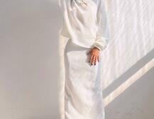 Костюм із теплого трикотажу-рубчика: светр + спідниця Костюм із теплого трикотажу-рубчика: светр + спідниця | PUSHKA SHOP