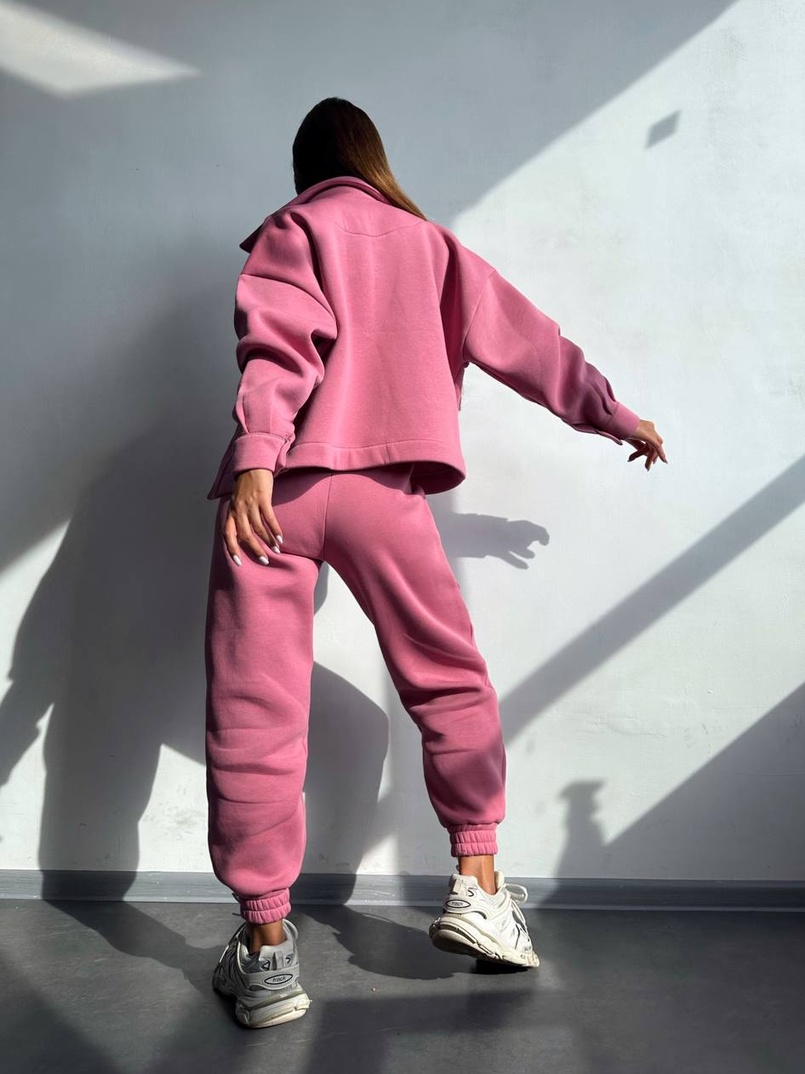 Комплект: тепла сорочка на кнопках + джоггери | PUSHKA SHOP