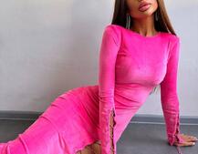 Оксамитова сукня міді зі шнурівкою Оксамитова сукня міді зі шнурівкою | PUSHKA SHOP