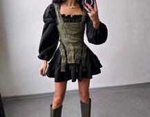 Комплект: сукня + корсет  Комплект: сукня + корсет  | PUSHKA SHOP