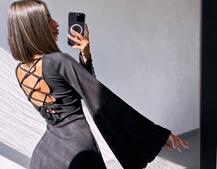 Трикотажна сукня зі шнурівкою на спинці    Трикотажна сукня зі шнурівкою на спинці    | PUSHKA SHOP