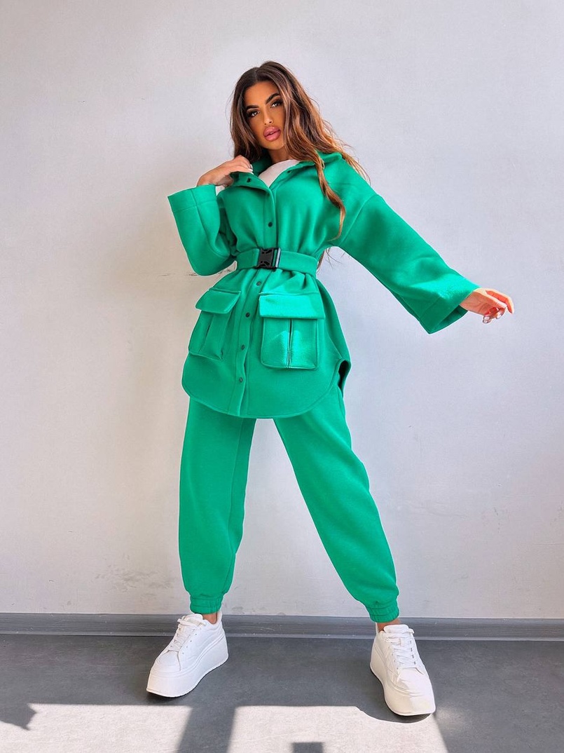 Комплект: тепла сорочка на кнопках + джоггери Комплект: тепла сорочка на кнопках + джоггери | PUSHKA SHOP