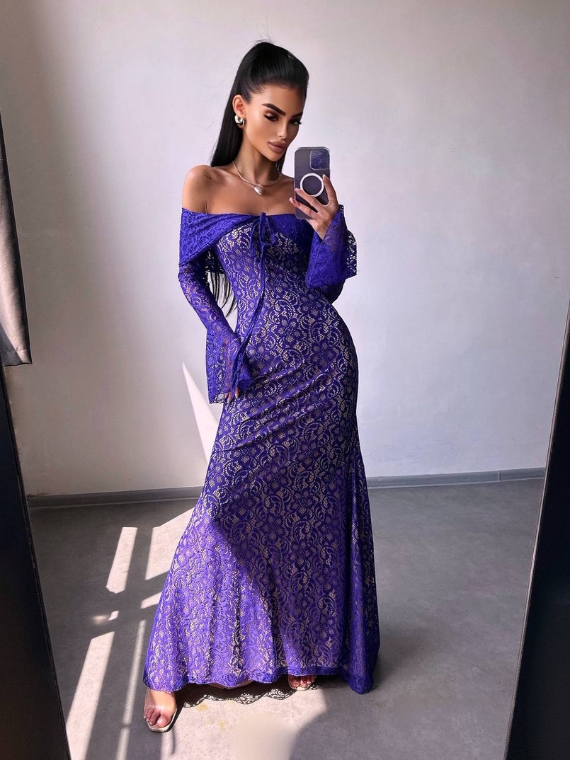 Мереживна сукня максі   Мереживна сукня максі   | PUSHKA SHOP