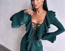 Сукня з воланами  Сукня з воланами  | PUSHKA SHOP