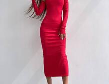 Облягаюча сукня міді з чашками з ефектом push up Облягаюча сукня міді з чашками з ефектом push up | PUSHKA SHOP