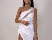 Атласна сукня максі  | PUSHKA SHOP