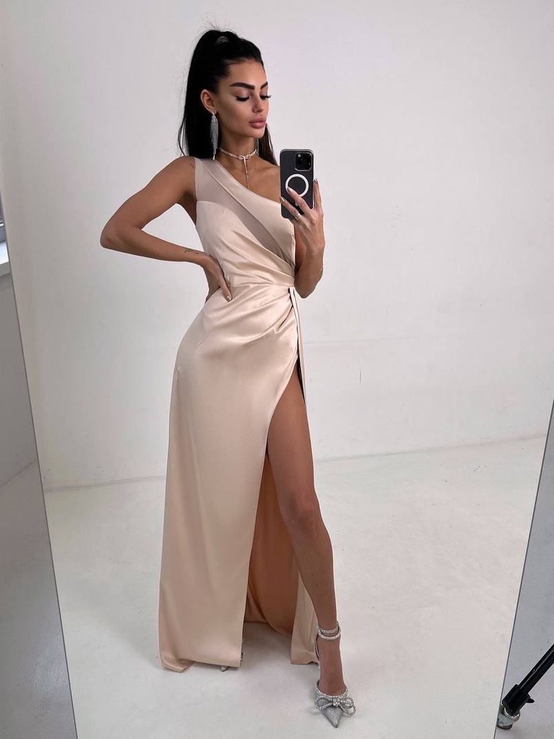 Атласна сукня максі Атласна сукня максі | PUSHKA SHOP