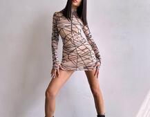 Міні сукня з принтом  Міні сукня з принтом  | PUSHKA SHOP