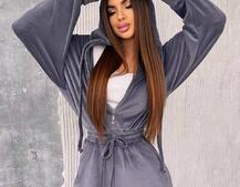 Велюровий комбінезон  Велюровий комбінезон  | PUSHKA SHOP