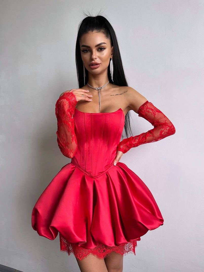 Комплект: корсет з рукавичками + спідниця  | PUSHKA SHOP