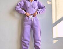 Комплект на флісі : худі з елементами корсету + штани  Комплект на флісі : худі з елементами корсету + штани  | PUSHKA SHOP