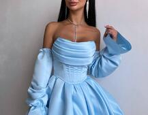 Комплект : корсет з рукавами  + спідниця балон  | PUSHKA SHOP