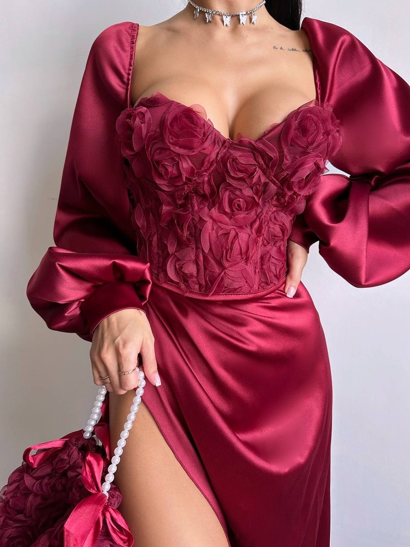 Комплект : корсет + спідниця максі | PUSHKA SHOP