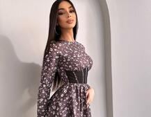 Приталена сукня з корсетною вставкою та спідницею-сонцем Приталена сукня з корсетною вставкою та спідницею-сонцем | PUSHKA SHOP