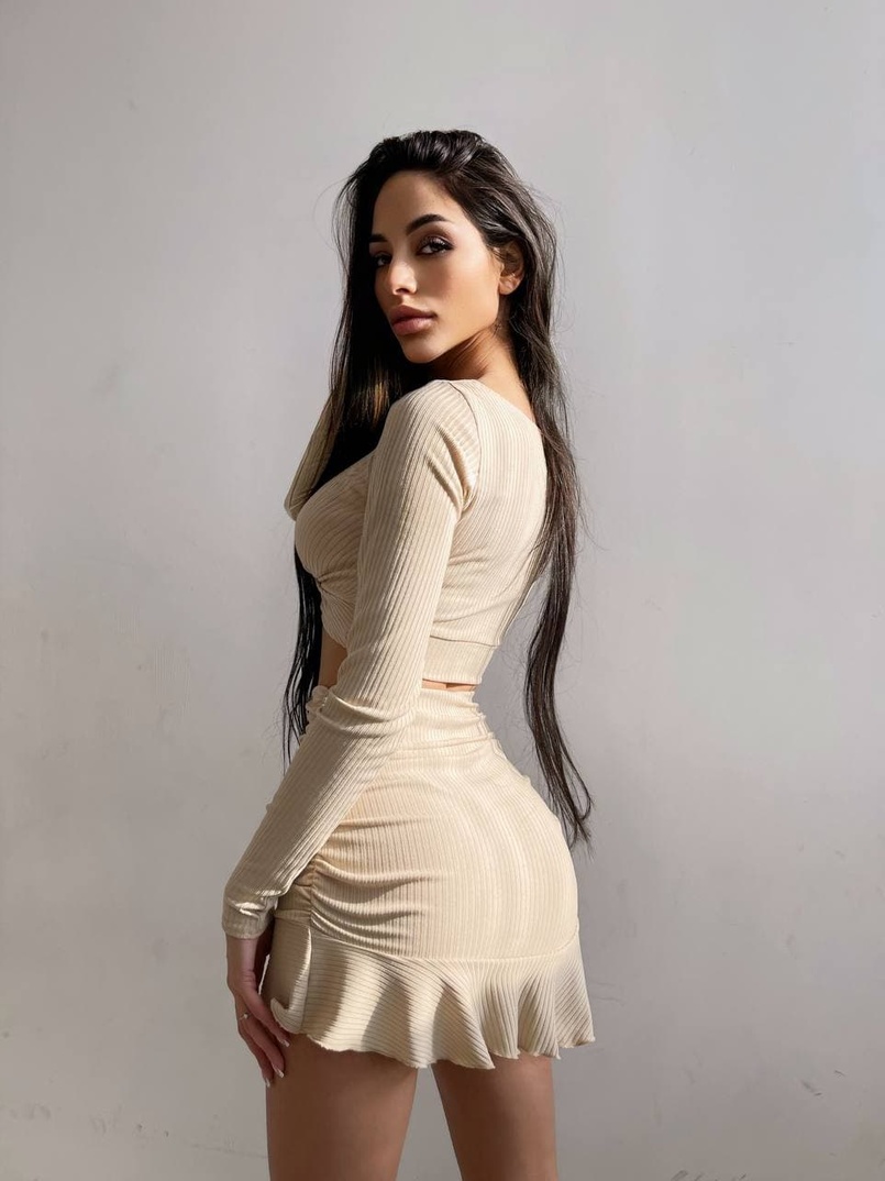 Трикотажный комплект: топ + юбка со сборкой   Трикотажный комплект: топ + юбка со сборкой   | PUSHKA SHOP