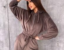 Велюровий комбінезон  Велюровий комбінезон  | PUSHKA SHOP