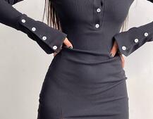 Трикотажное платье-поло  Трикотажное платье-поло  | PUSHKA SHOP