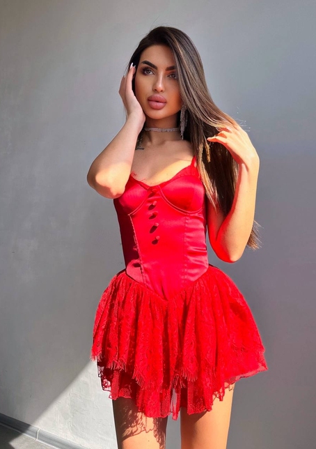 Атласний ромпер бюстьє  Атласний ромпер бюстьє  | PUSHKA SHOP