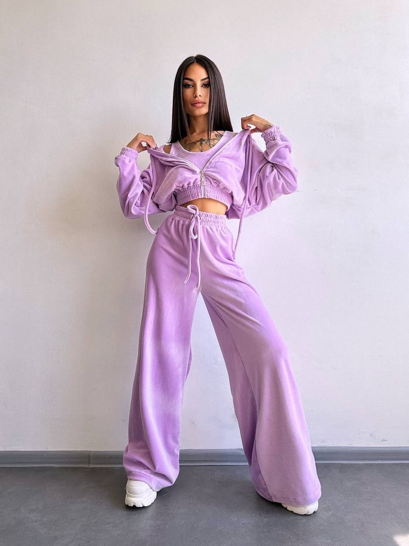 Велюровий комплект трійка  Велюровий комплект трійка  | PUSHKA SHOP