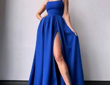 Сукня максі  зі шнурівкою на спинці Сукня максі  зі шнурівкою на спинці | PUSHKA SHOP